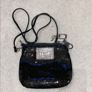 Coach Poppy collection sequin crossbody